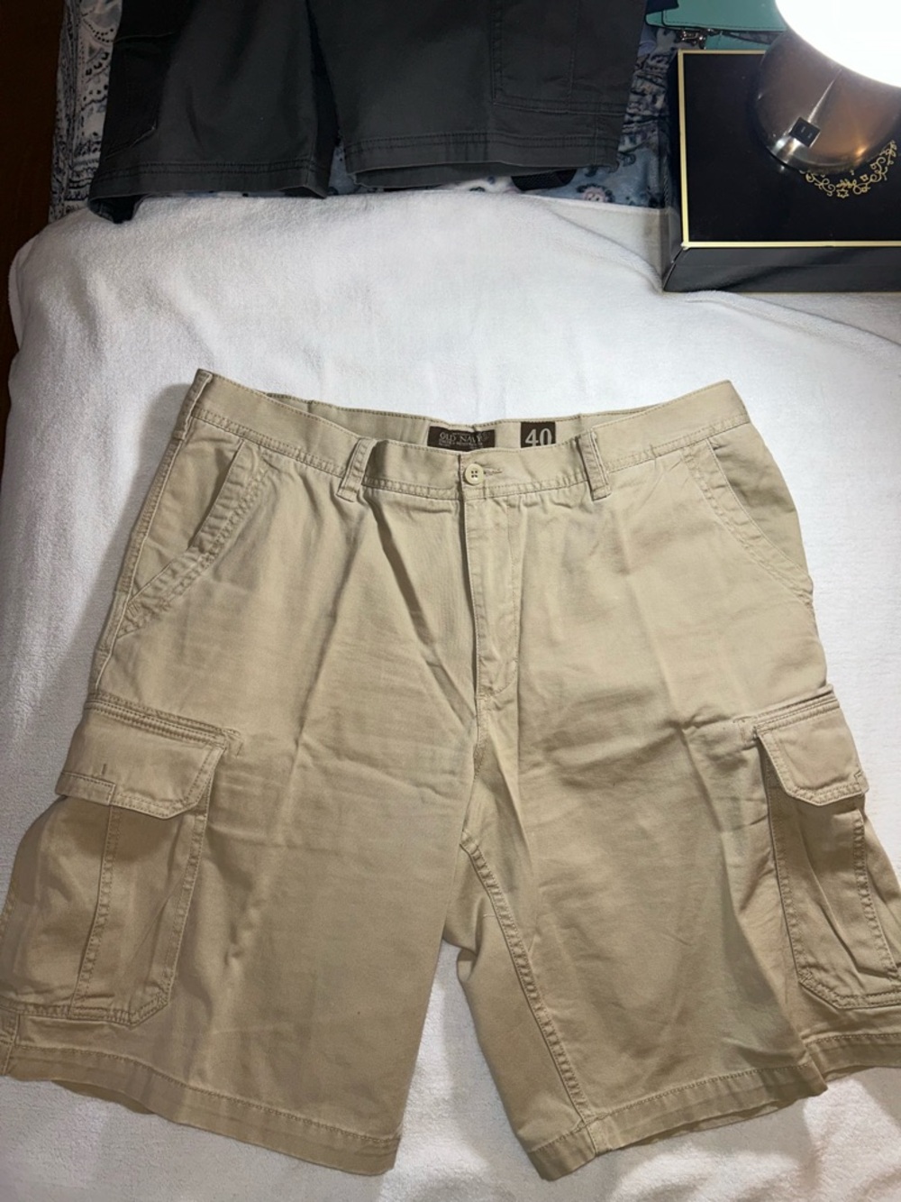 Old Navy Tan Cargo Shorts - Size 40